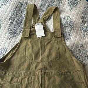 Henly Olive Green Overalls